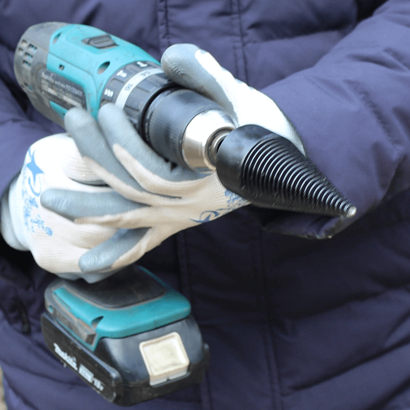 wood splitting drill bit