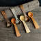 Handmad wooden coffee scoop from natural willow wood - 02