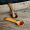Handmad wooden coffee scoop from natural willow wood - 08
