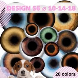 Doll Eyes, Realistic Irises Download, Realistic Dog Eyes Sheets Printable, Realistic Eyes ,  Blythe Doll Eyes