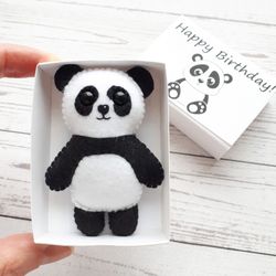 Panda gifts, Pocket hug in a box, 21st birthday gift for her, Thank you cards, 1 year anniversary gift for boyfriend
