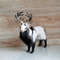 Deer art doll, OOAK animal, Fantasy creature toy plush, Gift for Christmas