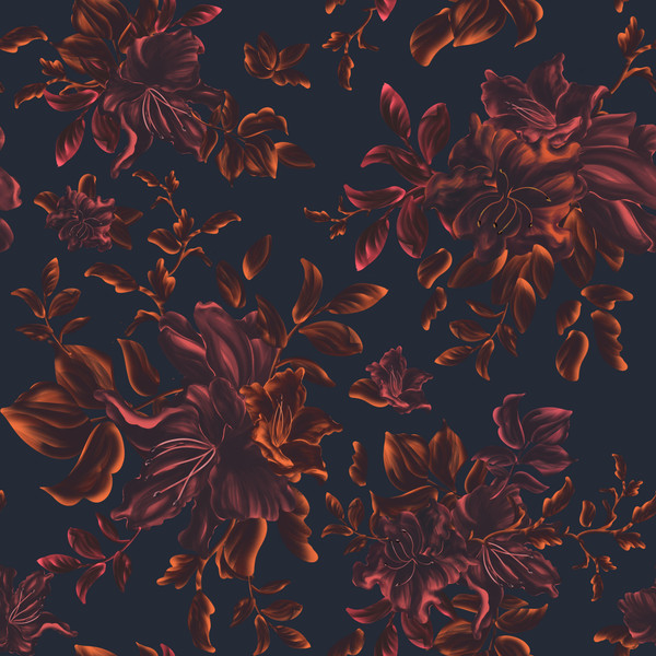 pattern with flower and leaves.3.jpg