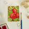 Strawberries in the garden with drops of dew ACEO, Watercolor 06.JPG