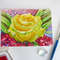 Yellow Rose Flower with Drops of Dew, ACEO, Watercolor 05_1.jpg