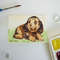Funny Puppy Dog, ACEO, Watercolor, animal 08.JPG
