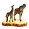 Giraffe   statuette   brass,