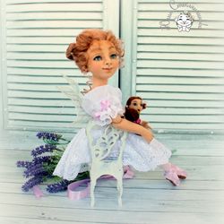 Needle felted doll Fairy of dolls