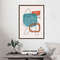 three modern abstract posters that can be downloaded and hung on the wall 2