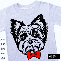 yorkshire terrier svg, yorkie svg mom dad card shirt, dog svg, vector clipart puppy cut file cricut dog vinyl laser /25