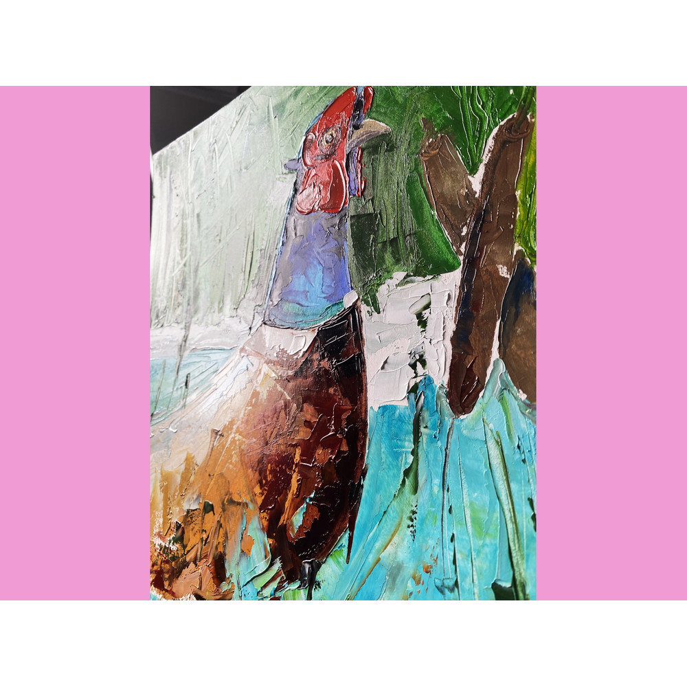 pheasant oil painting bird original art -20.jpg