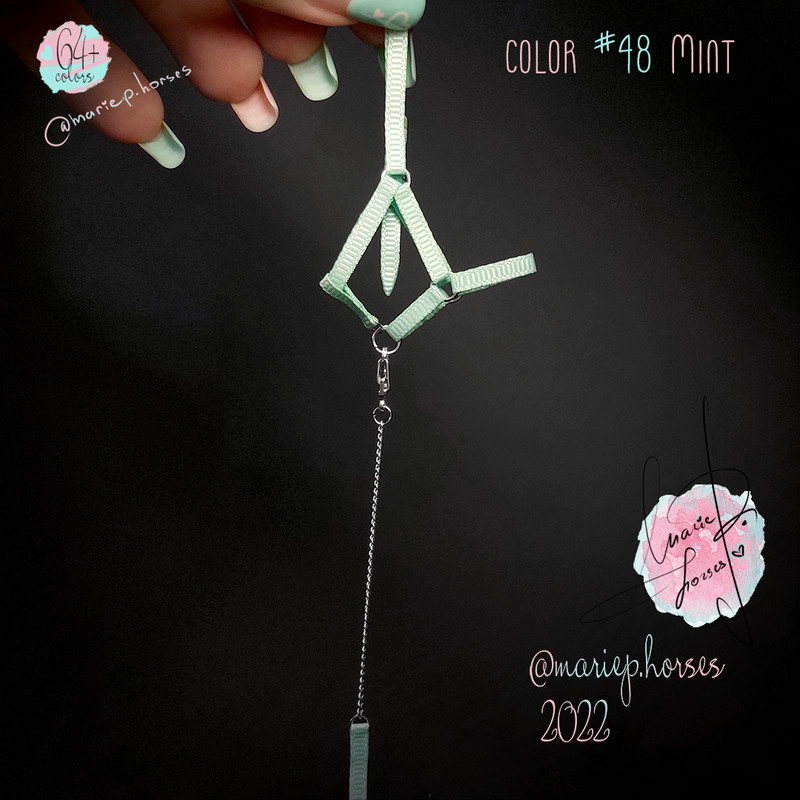 136-Breyer-horse-tack-accessories-lsq-model-halter-and-lead-rope-custom-toy-accessory-peter-stone-horses-artist-resin-traditional-MariePHorses-Marie-P-Horses-IU