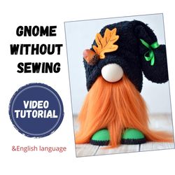 Digital Gnome without Sewing, Video Tutorial Step by Step