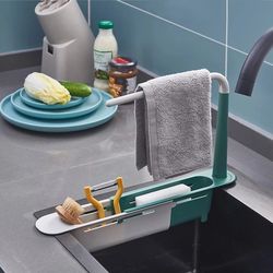 telescopic sink storage rack holder