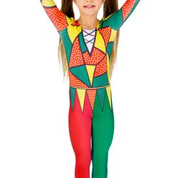 Figure skating costume for girls and boys Clown Gymnastic dress Gymnastic leotard