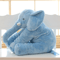 Elephant Baby Pillow Blue