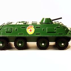 Vintage USSR Diecast Toy Armoured Personnel Carrier Soviet Armor Vehicles 1980s