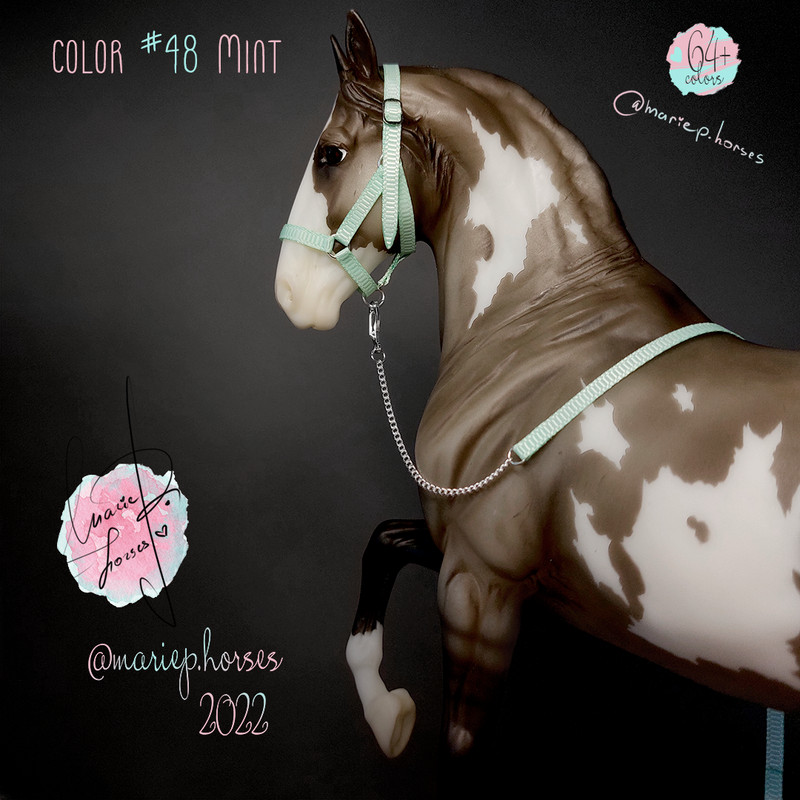 140-Breyer-horse-tack-accessories-lsq-model-halter-and-lead-rope-custom-toy-accessory-peter-stone-horses-artist-resin-traditional-MariePHorses-Marie-P-Horses-iu