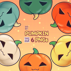 Halloween Pumpkins PNG files to Download