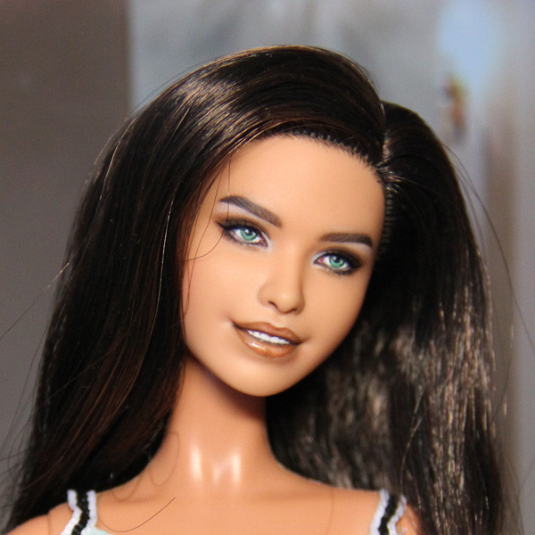 Barbie doll realistic repaint