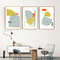 three modern abstract posters in beige tones that can be downloaded and hung on the wall 3