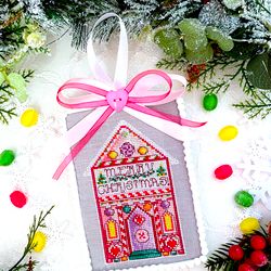 Christmas Cross Stitch Pattern PDF "CANDY HOUSE" by CrossStitchingForFun Instant download, Christmas cross stitch chart