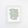 3 abstract geometric green gray posters easy to download