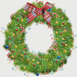 Cross Stitch Pattern | Wreath | Christmas | 5 Sizes | PDF Counted Vintage Highly Detailed Stitch