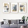 3 abstract geometric beige gray posters easy to download 3