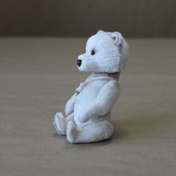 teddy bear. stuffed teddy. miniature bear. cute gift. handmade plush bear toy.