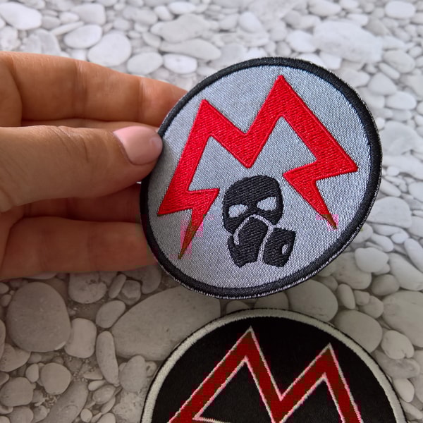 Cosplay Metro Patch Sew on Sparta patch Metro Ranger Symbol | Inspire ...