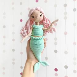 Magic Mermaid - crochet doll pattern