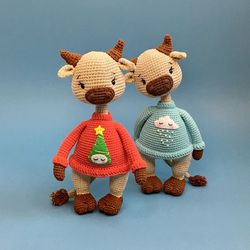 Buffalo Bull Ben - crochet toy pattern