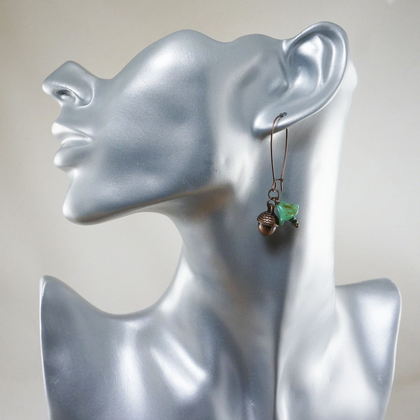 long-acorn-earrings