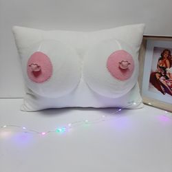 Decorative boob pillow.A Christmas gift for a man.Home decor.A pillow for the interior.