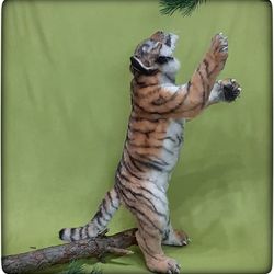 To order.Tiger.Stuffed tiger toy.Realistic toy