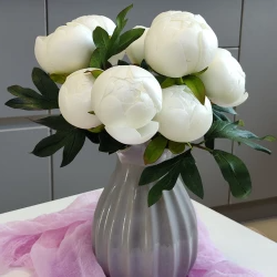 artificial flower peony bouquet, home decor, personalized, cozy