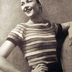 Vintage Knitting Pattern 34 Slipover Women