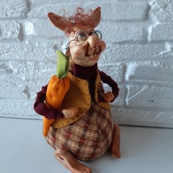 handmade rabbit for decoration.a gift for the new year.