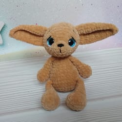 crochet plush fennec, fennec fox, fennec cute, birthday gift, baby fennec, stuffed fennec, gift for her, decoration toys
