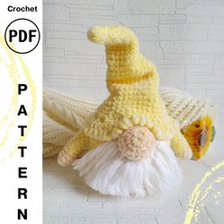 Crochet Pattern Plush Gnome