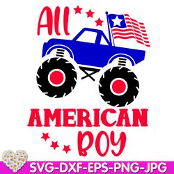 All American Boy Patriotic Star 4th of July Independence Day digital design Cricut svg dxf eps png ipg pdf, cut file