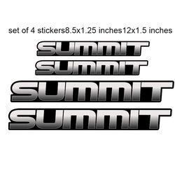 Snowmobile Sled Decal Stickers Kit SUMMIT