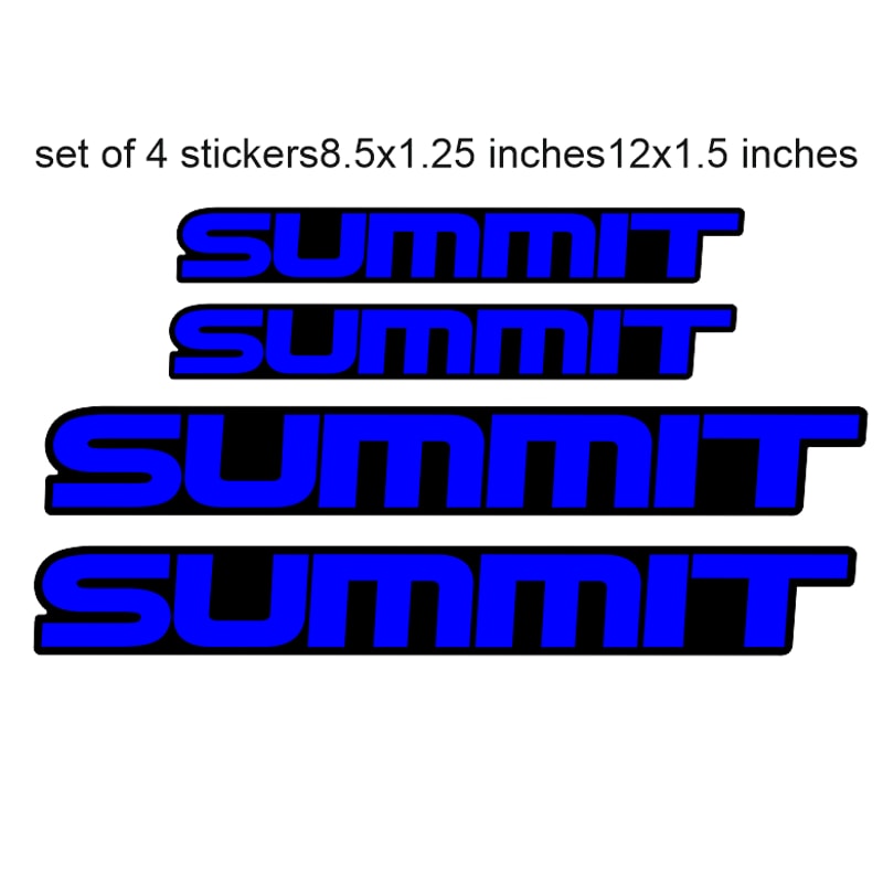 Summit Racing Sticker Sheet Snowmobile Sled Decal Stickers Kit SUMMIT | Inspire Uplift
