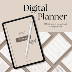 2023 digital planner - digital planning, dated planner, notability planner, minimal planner, ipad planner
