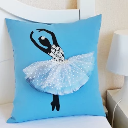 Decorative pillow for girl Ballerina