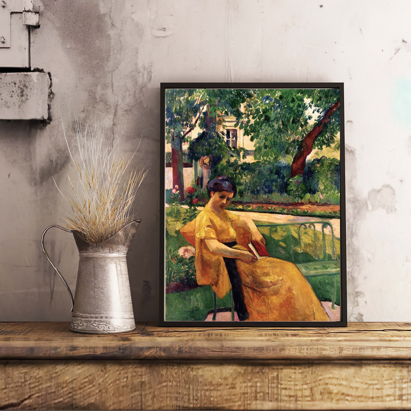vintage woman in the garden giclee print.jpg