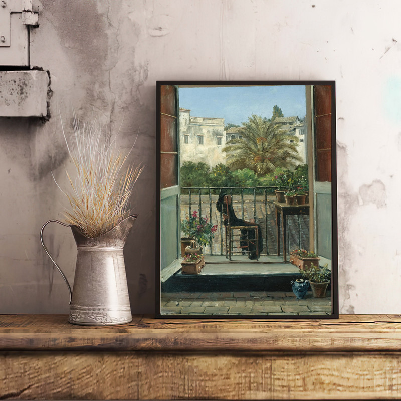 vintage balcony giclee print.jpg