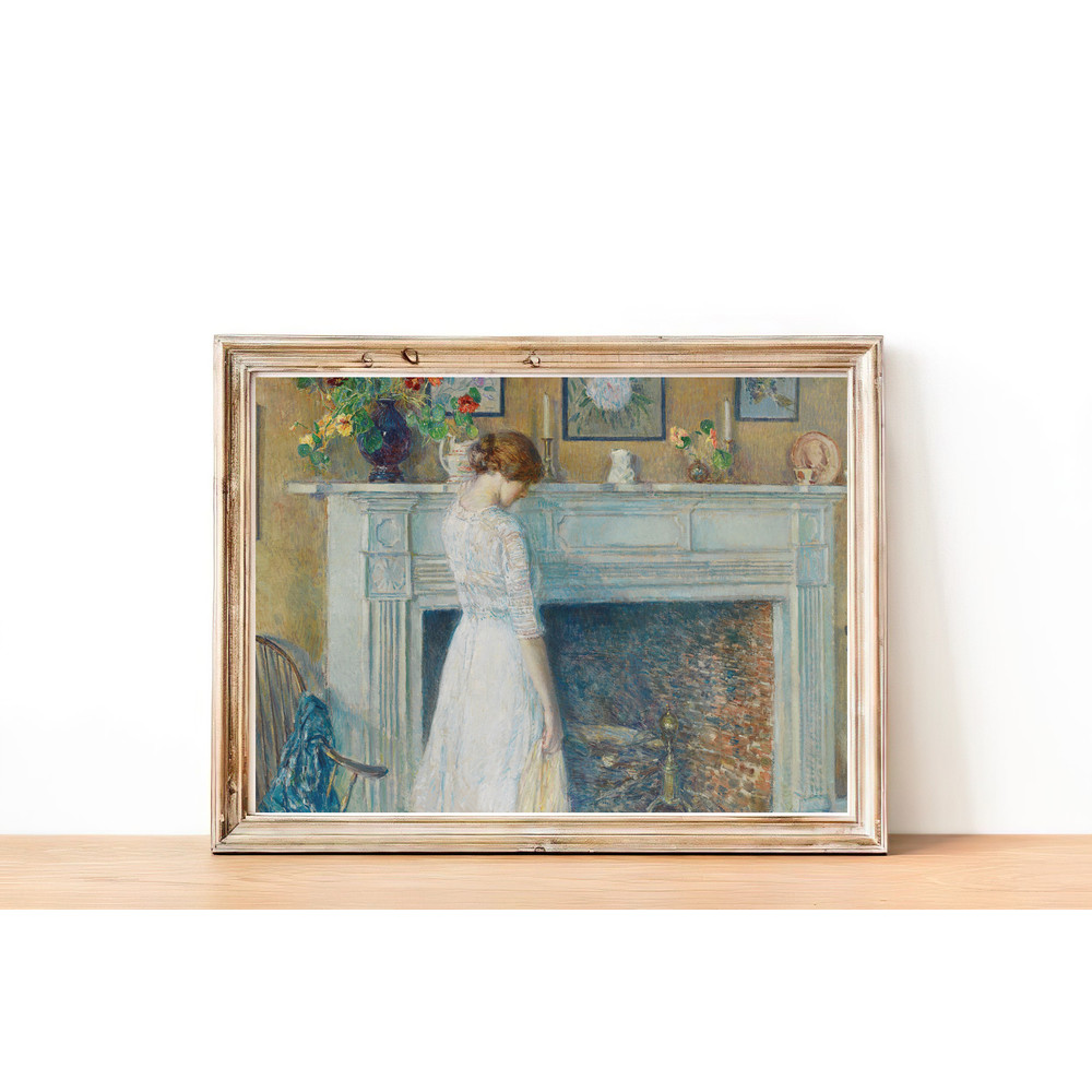 vintage fireplace home decor.jpg