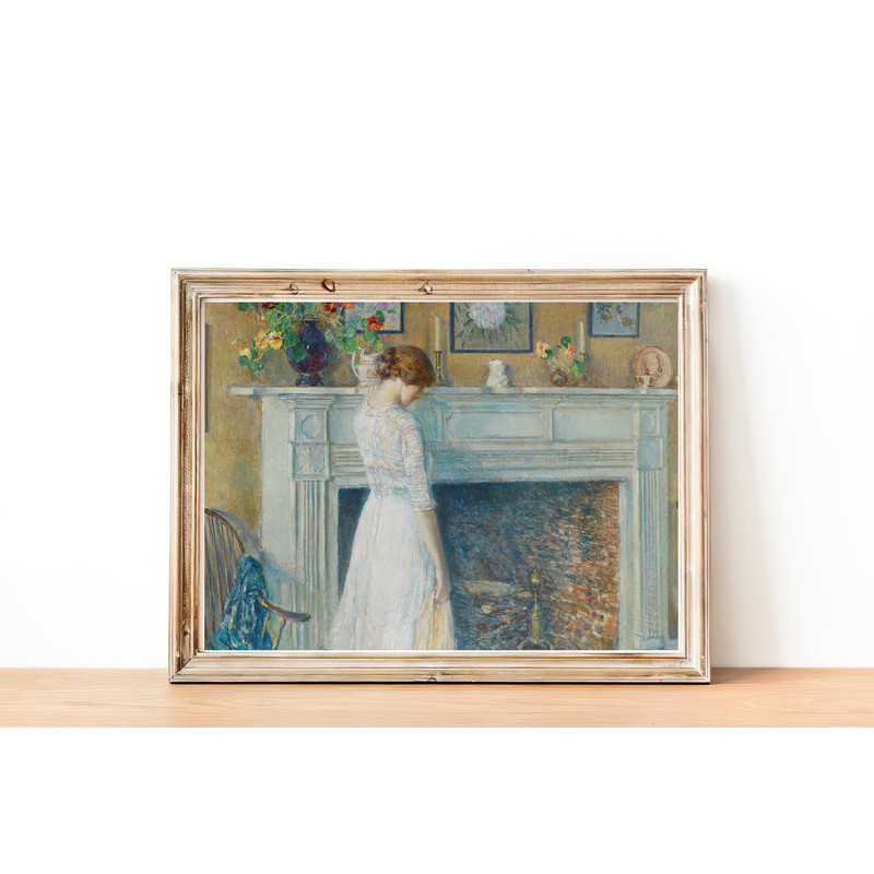 vintage fireplace home decor.jpg